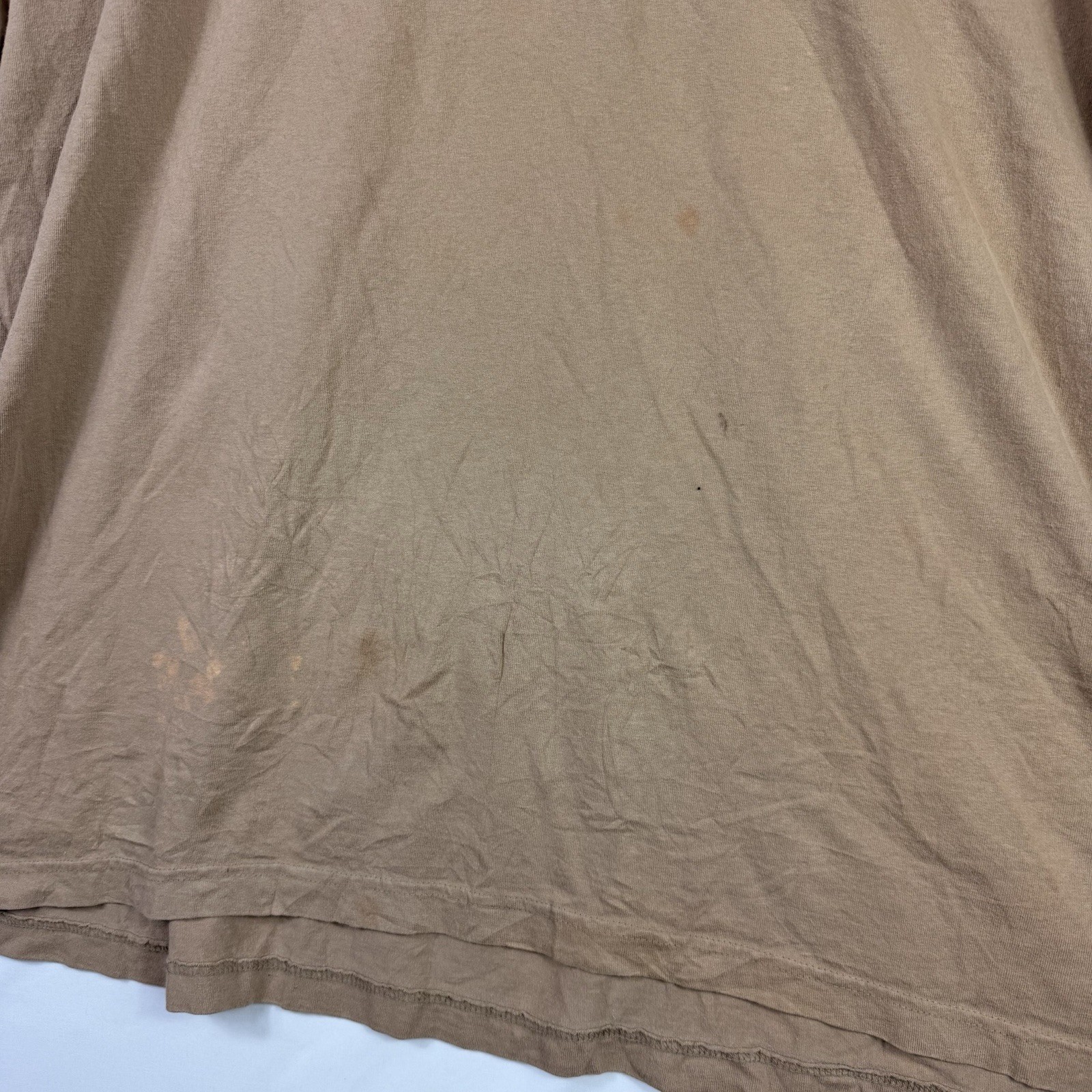 Carhartt T-Shirt Men's 4XL Original Fit Beige Short Sleeve Pocket 100% Cotton gallery