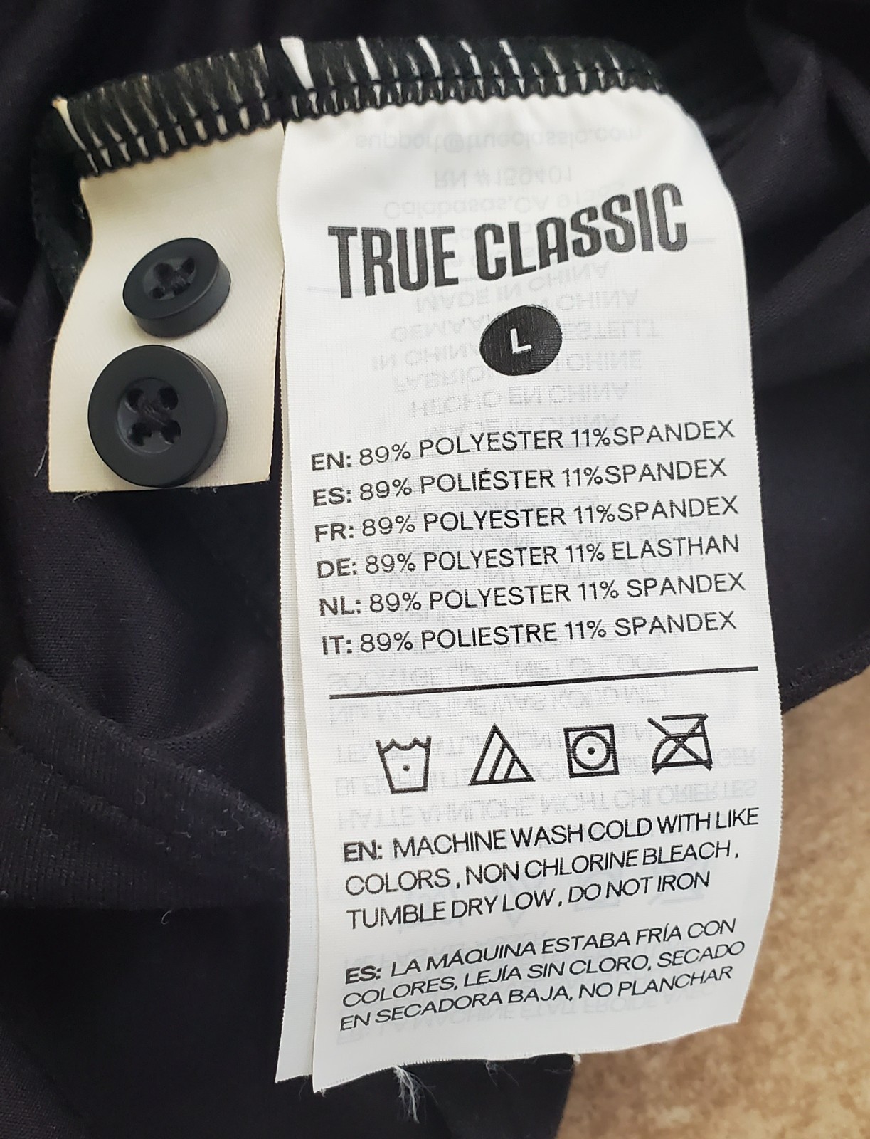 True Classic Men's, Knit Long Sleeve, Slightly Relaxed Fit Collard Shirt Stretch gallery