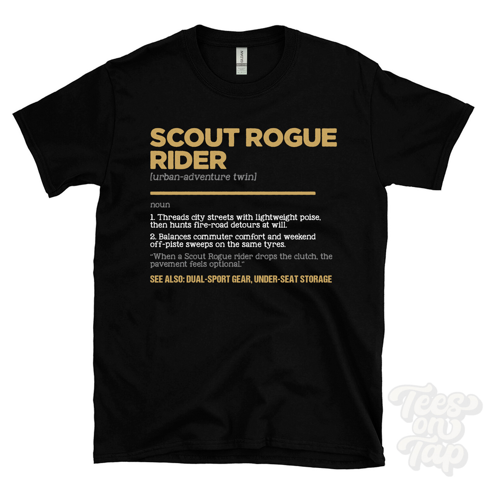 Scout Rogue Rider T-Shirt - Funny Dictionary Style - urban-adventure twin gallery