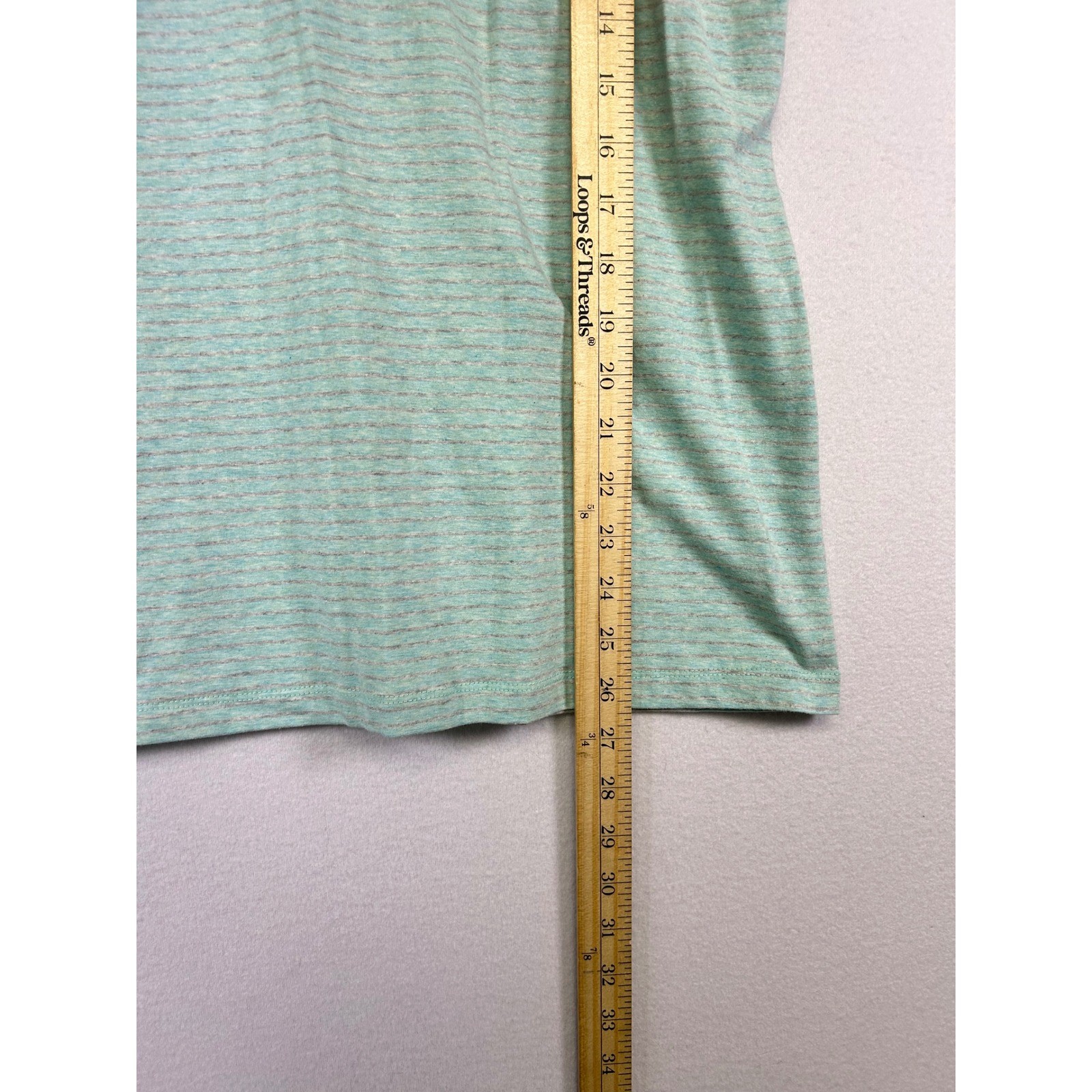 Outdoor Casual Gander Mountain Mens XL Green Pink Microstripe Crewneck Tee Set 2 gallery