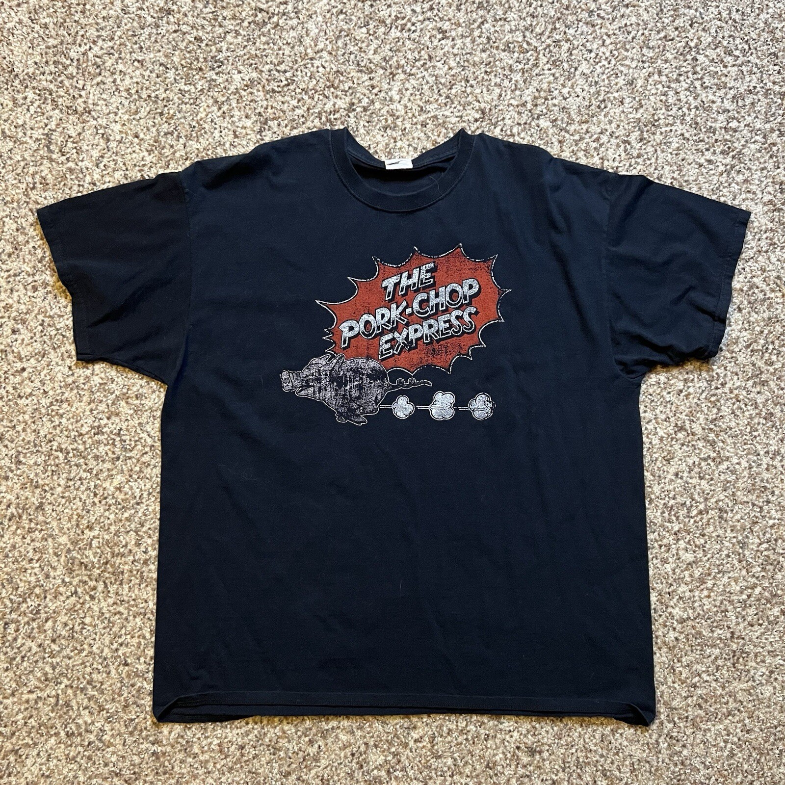 Big Trouble in Little China Pork Chop Express Jack Burton T-Shirt Size 2XL gallery