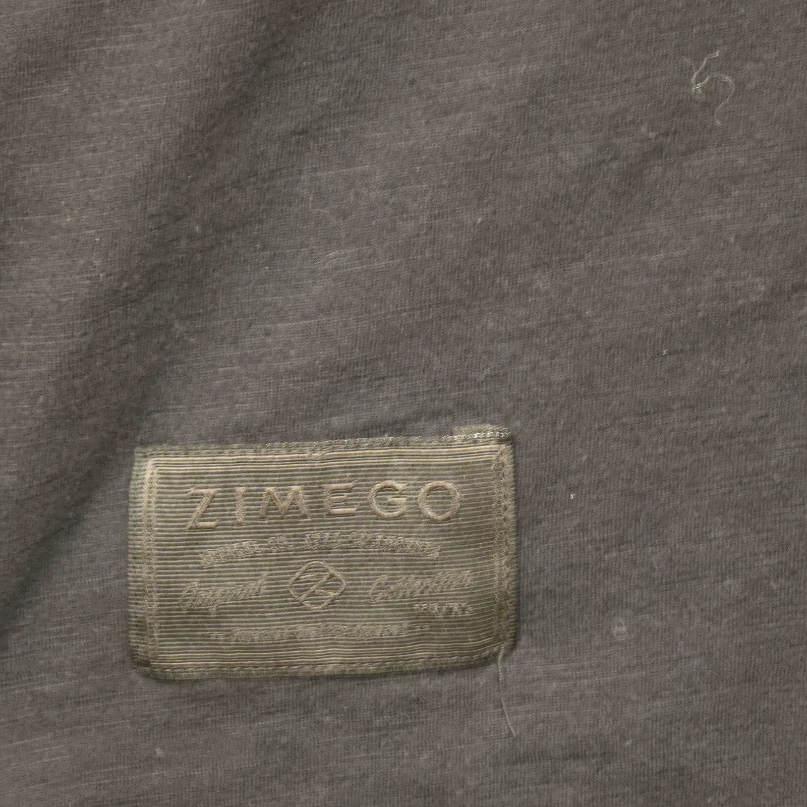 Zimego Mens Black Long Sleeve Pullover Quarter Button Flip Cuff Shirt Size Large gallery