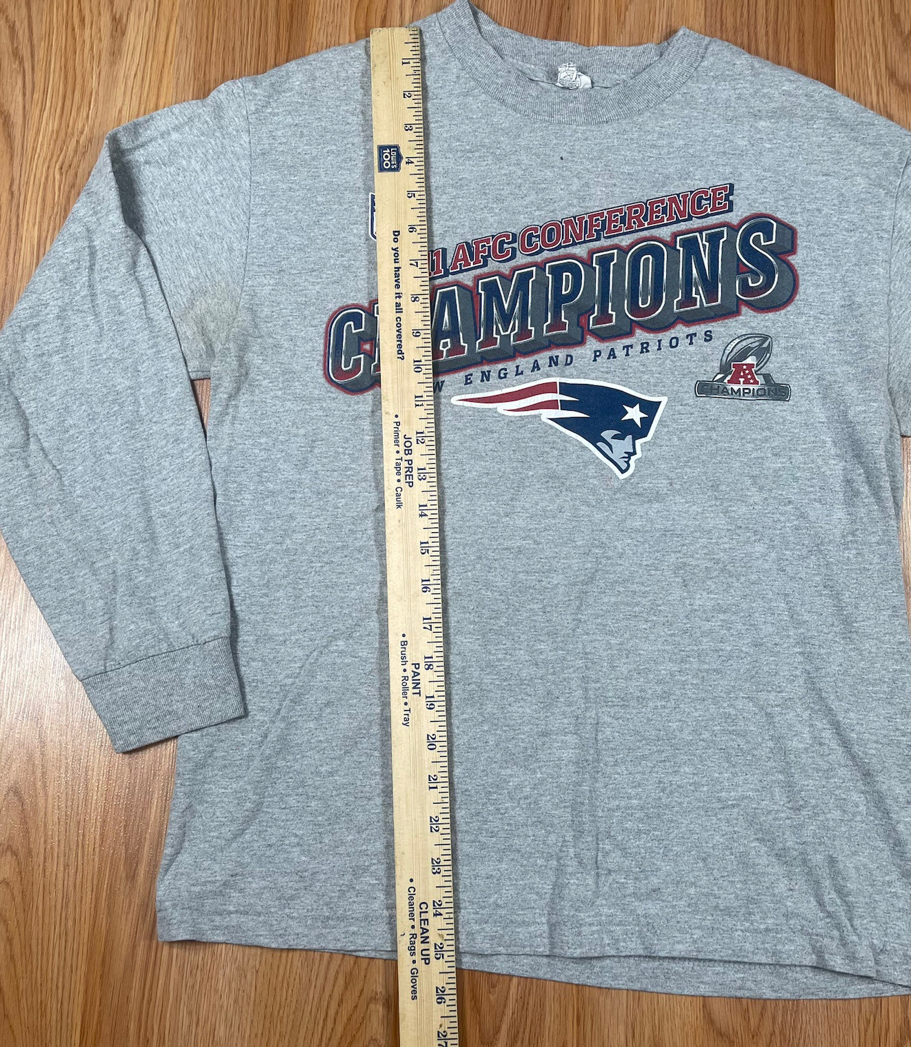 Alstyle Apparel&Activewear Long Sleeve T-Shirt Adults M Medium NE Patriots 2011 gallery