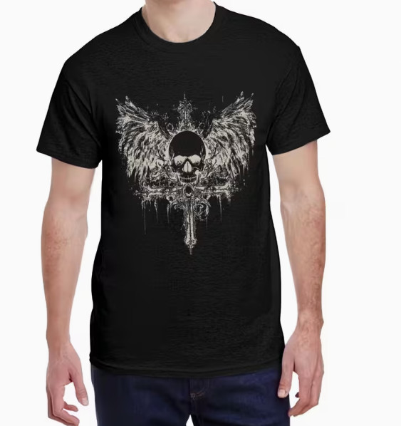 Men's Gothic Y2K Shirt | 100% Cotton, No Other Materials Used gallery