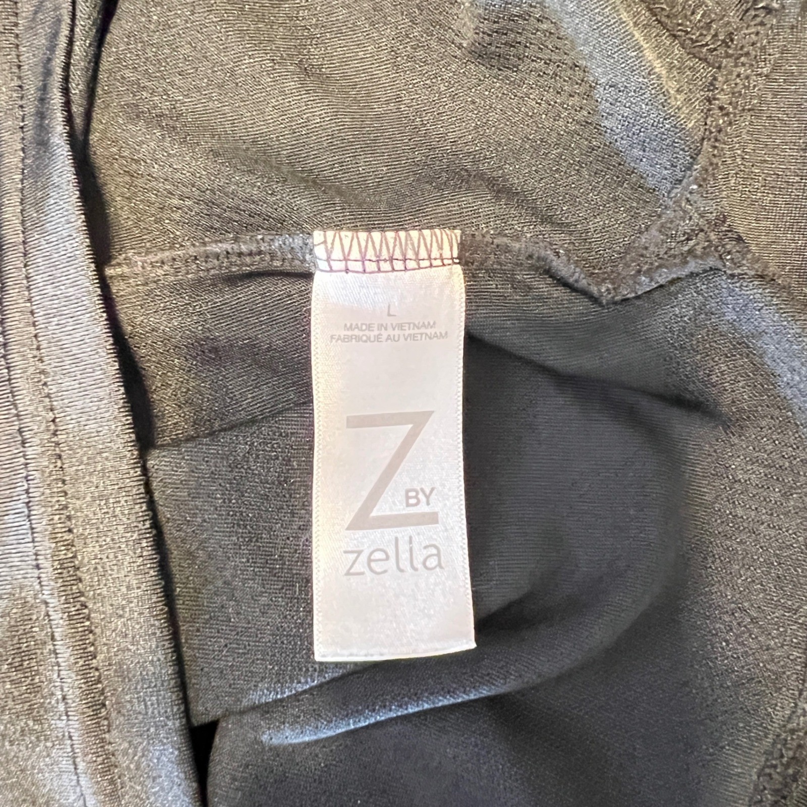 1010 | Z by Zella Performance Raglan Long Sleeve Athletic Tee Black Mens L gallery