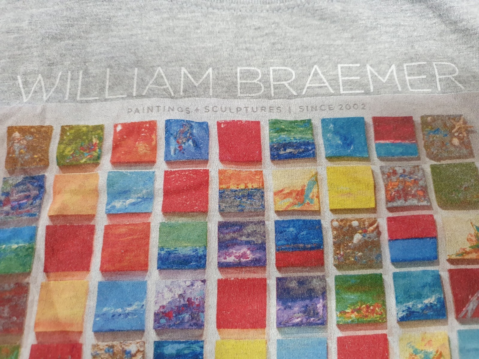 Art Tee William Braemer Paintings & Sculptures 2002 Miami Galleries Gray Sz M gallery