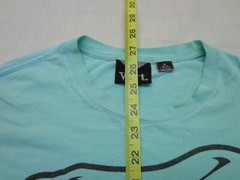 Vurt Men’s Turquoise Short-Sleeve Crew-Neck Graphic T-Shirt, Size: Medium FLAWS