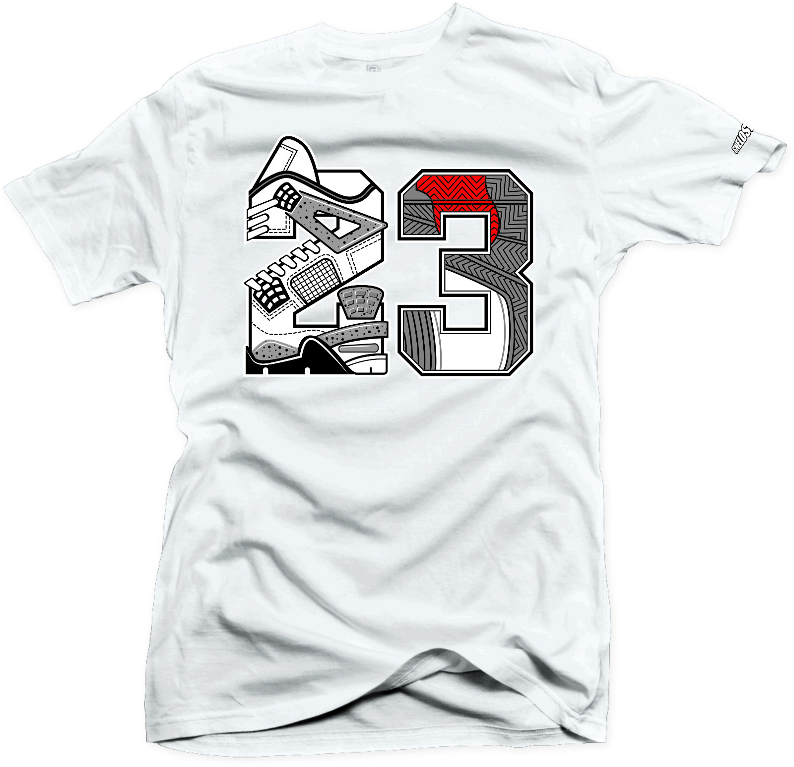 Shirt To Match Jordan Retro 4 White Cement Snelos 23 White Match Tees gallery