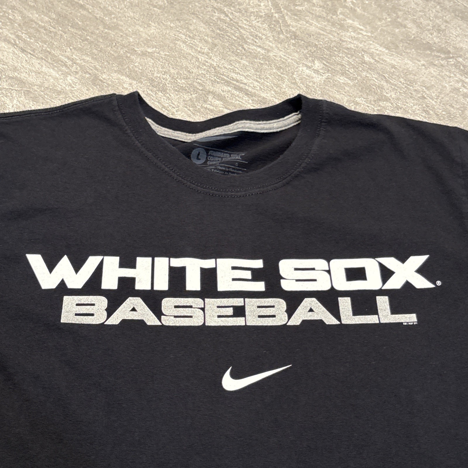 Nike Chicago White Sox T-Shirt Men’s Large MLB Baseball 2011 Sportswear Swoosh gallery