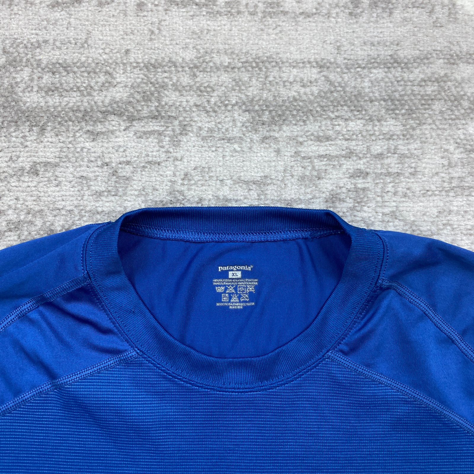 Patagonia Shirt Extra Large Blue Outdoors Preppy Hike Trail Trekk Casual Mens gallery