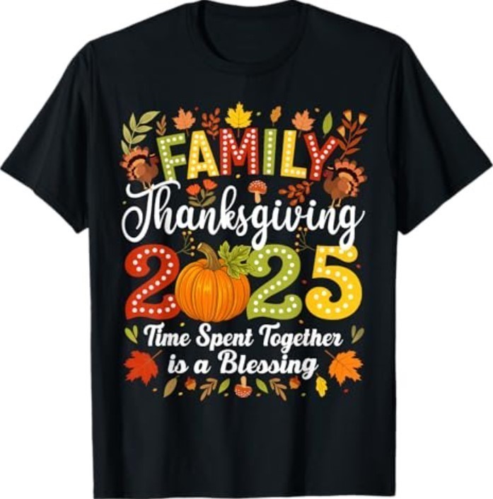 Matching Family Thanksgiving 2025 Fall Thanksgiving Crew T-Shirt gallery