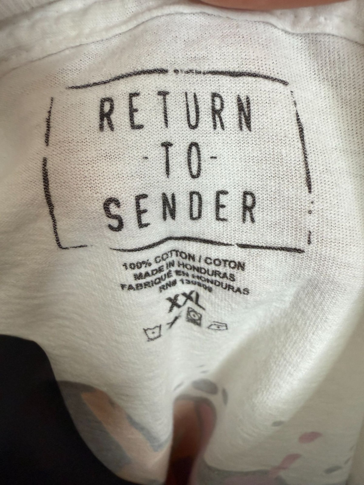 Return To Sender T-shirt Money Graphic Size 2XL Front and Back gallery
