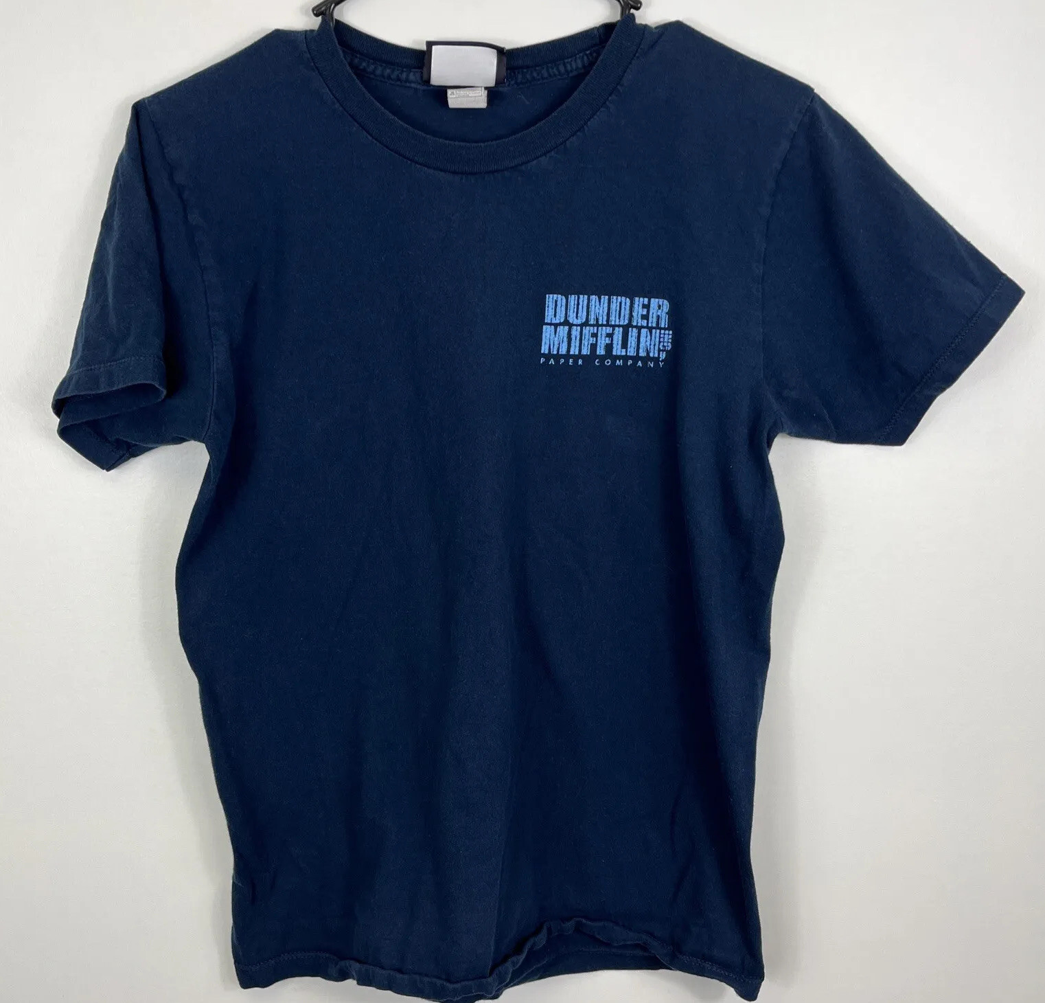 The Office Official NBC Store T-Shirt Size S Small Dunder Mifflin Blue gallery
