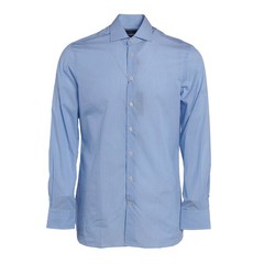 Hackett London Shirt Blue Striped Button Up Cotton HM308993 Size M Mens