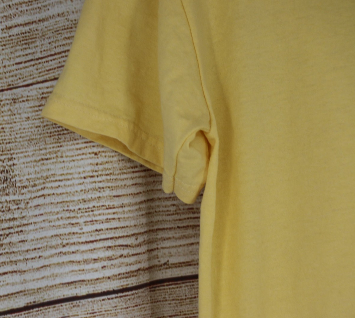 Jerzees Adult Size Small Pullover Crewneck Heavyweight T-Shirt Pale Yellow gallery