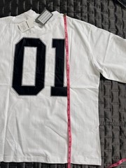 AUTH NWT Balenciaga Mens Oversized Basketball T Shirt White