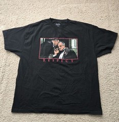 Mens Black DGK Godfather Respect Graphic Tshirt Sz 2XL