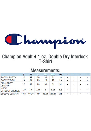 Champion CW22- Double Dry Interlock T-Shirt