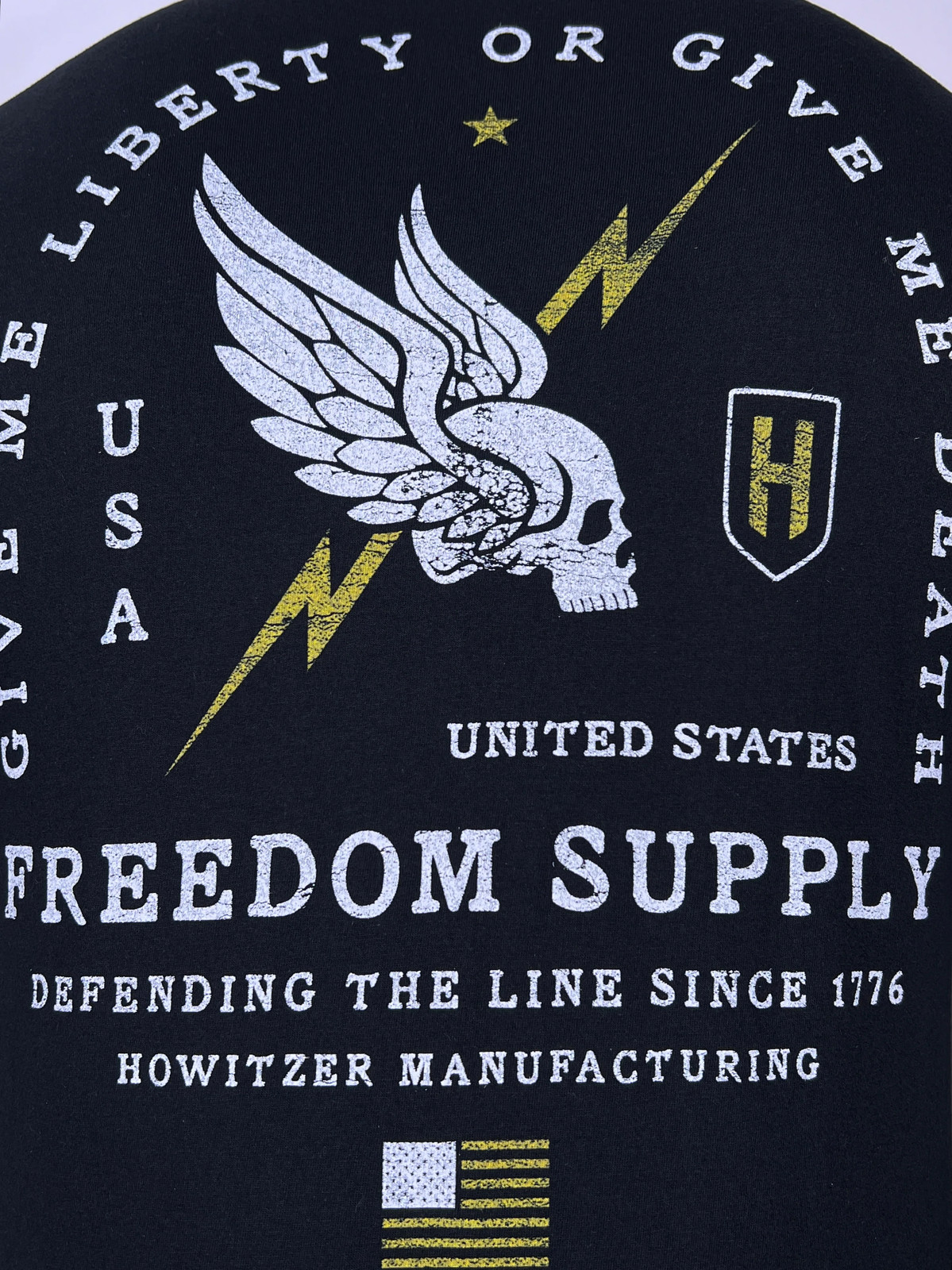 Howitzer Style Men's T-Shirt Freedom Line Military Grunt MFG gallery