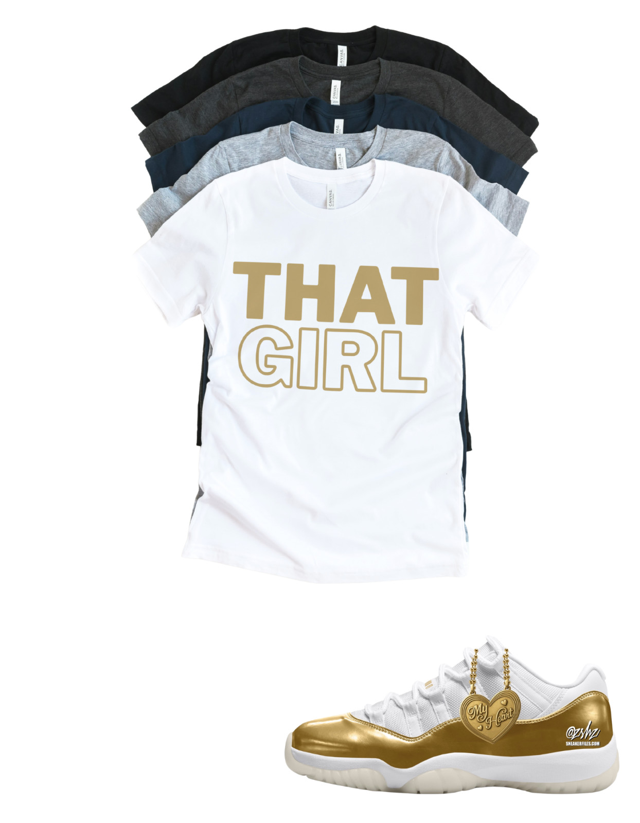 Shirt To Match Jordan 11 Low Mother's Day That Girl Matching T-Shirt Sneaker gallery