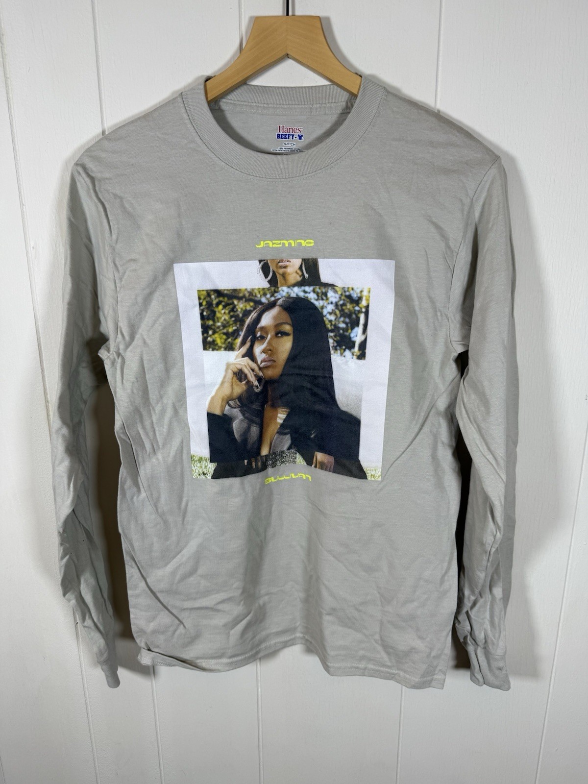 The Thread Shop Mens XL Jazmine Sullivan Heaux Tales Long Sleeve Shirt Beige