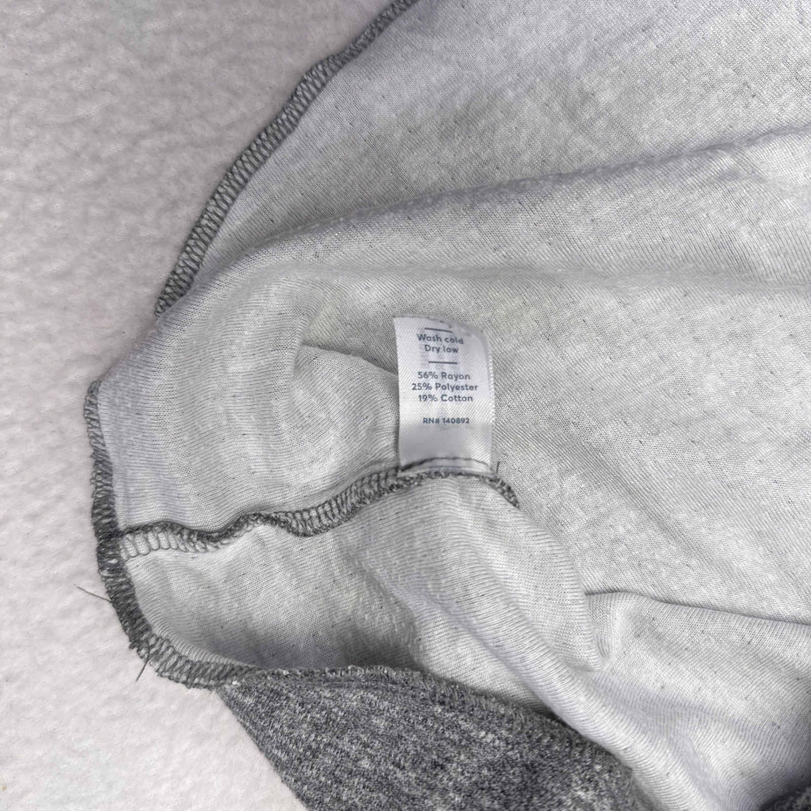 Marine Layer Long Sleeve Shirt Mens Size Large Gray Black Casual Baseball gallery