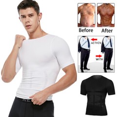 COMFREE Men Tee-shirts Tee shirts Slimming Shirts Shaper Abdomen T-Shirts Tops