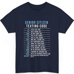 Senior Citizen Texting Code Cool Funny Old People Fun Unisex Crewneck Sweatshirt