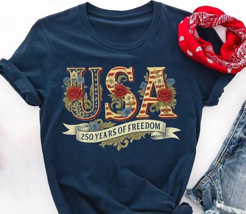 USA 250 Years Of Freedom T-Shirt 250th United States Of America Shirt gallery