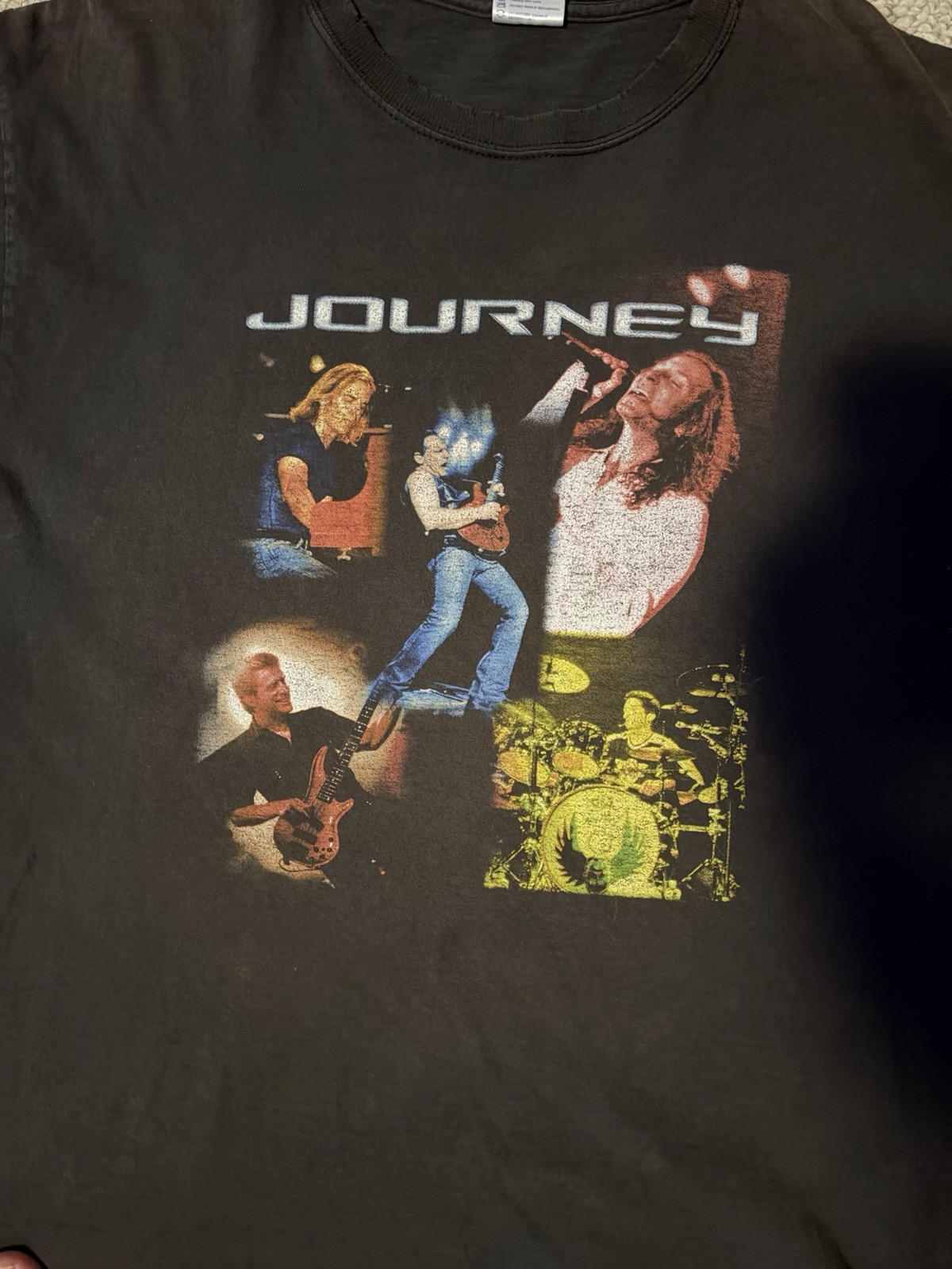 Men’s Vintage 2001 Delta Journey Tour Band T Shirt Size L gallery