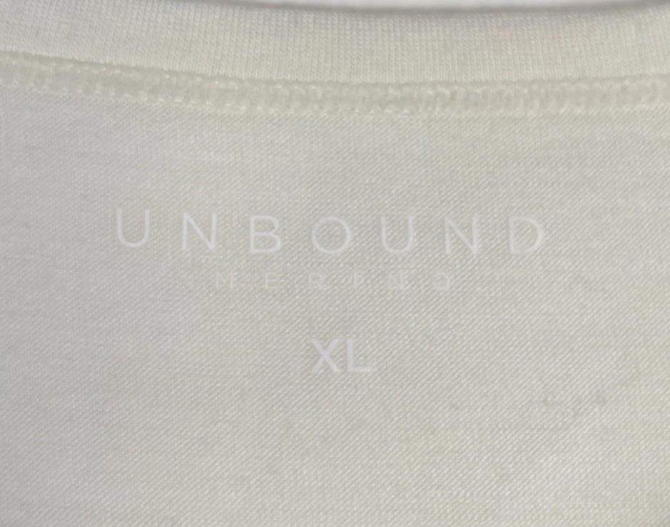 UNBOUND Merino Wool Short Sleeve Tshirt White - Men's Sz XL gallery