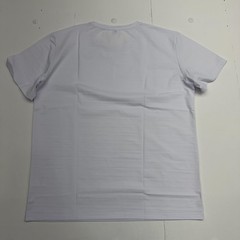Stretch Basic Shirt Mens XL White Lightweight Nylon Spandex Crew Neck Tee Summer