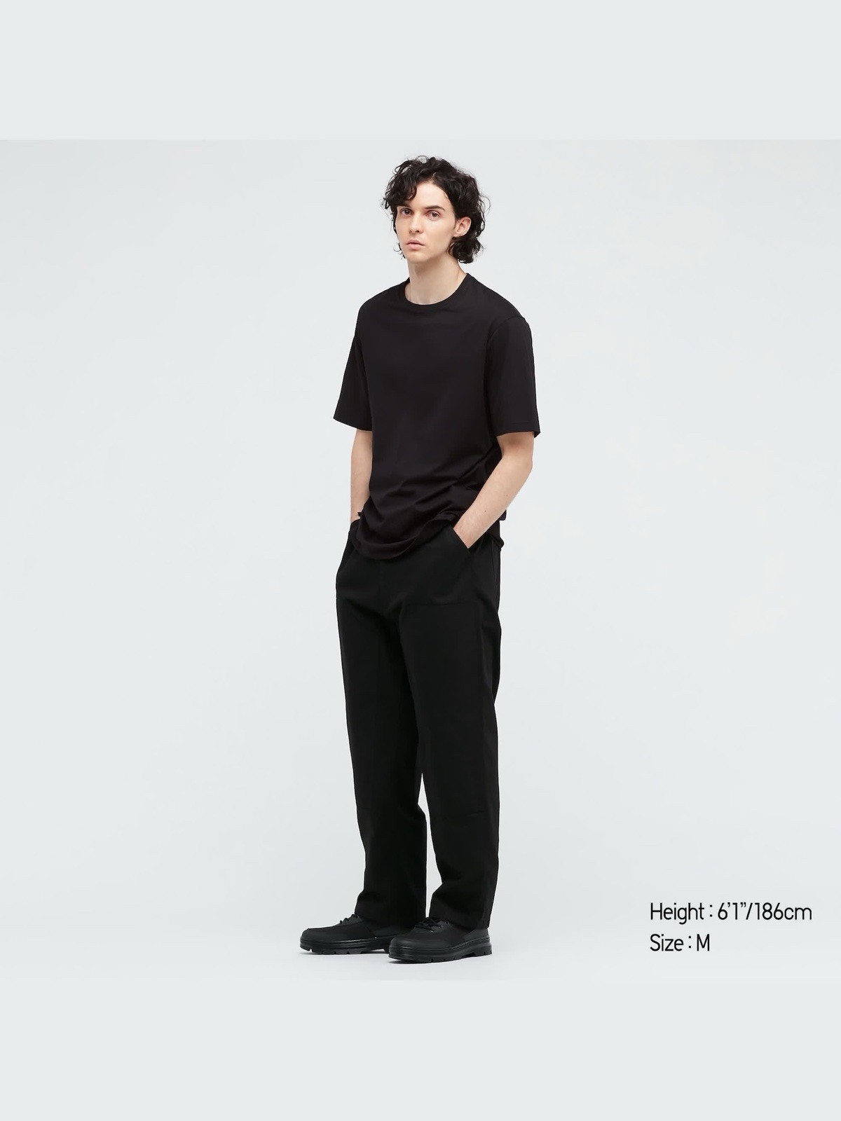 Uniqlo x Jil Sander +J Supima® Cotton Relaxed Fit T-Shirt Black Size Small gallery