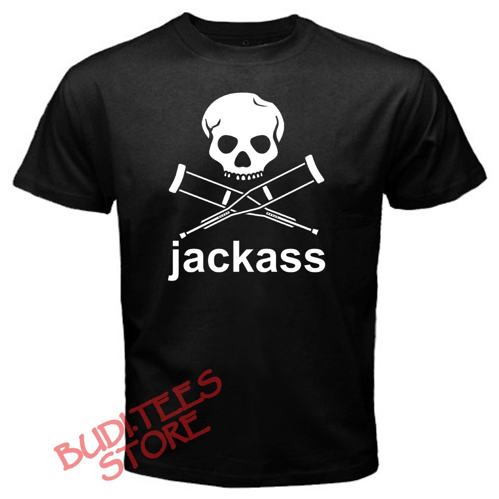 Jackass Skull Men's Black Size S-5XL gallery