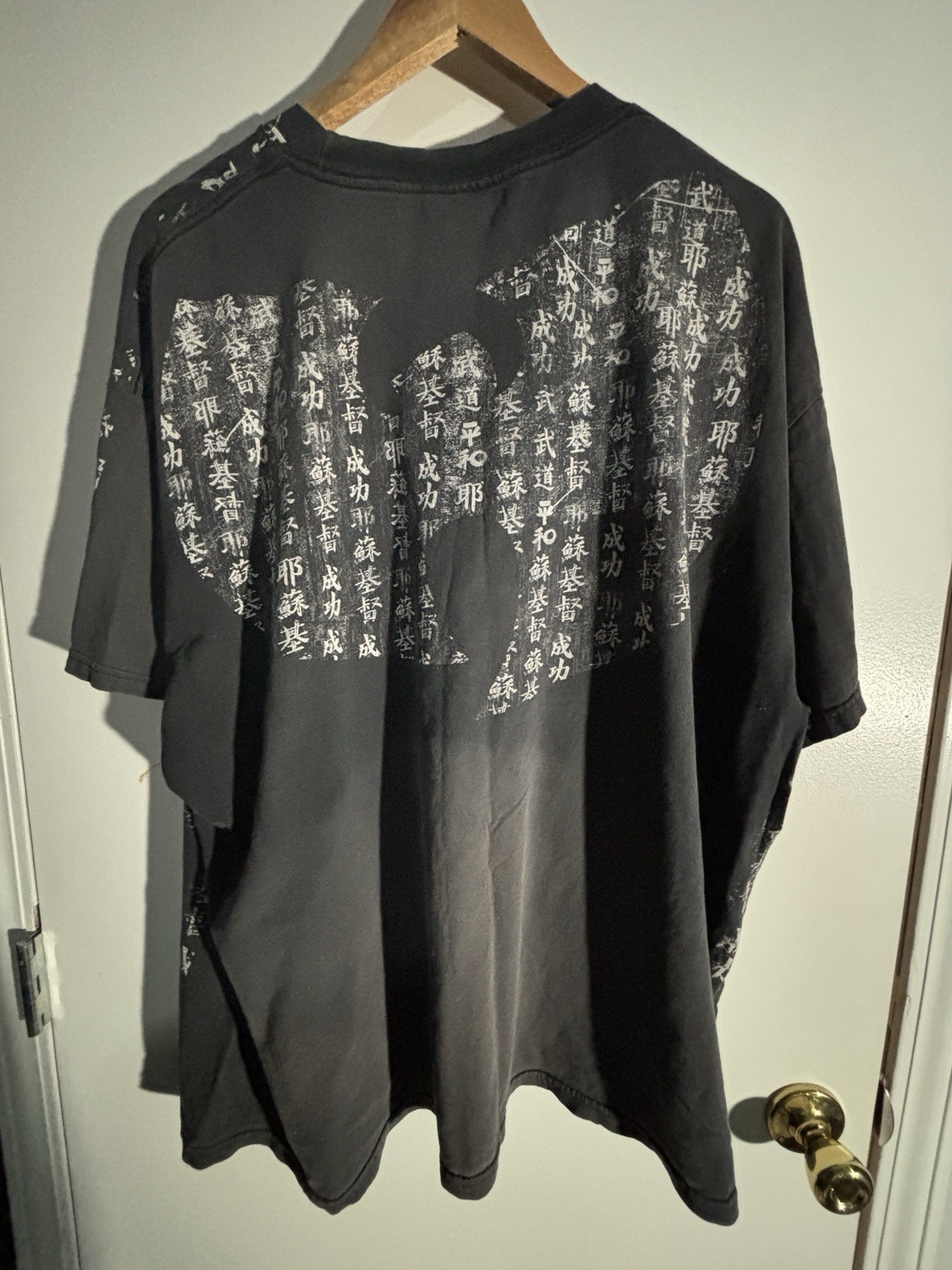 Vintage 2007 Wu-Tang Clan All Over Kanji Print T-Shirt Size XL gallery