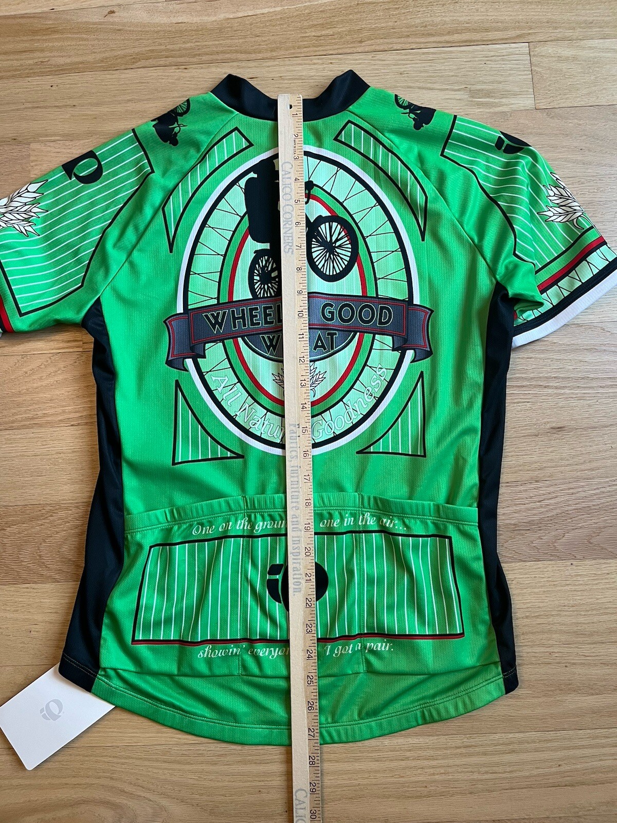 Pearl Izumi Men Select SERIES WHEELIE GOOD WHEAT Medium Cycling Jersey BRAND NEW gallery
