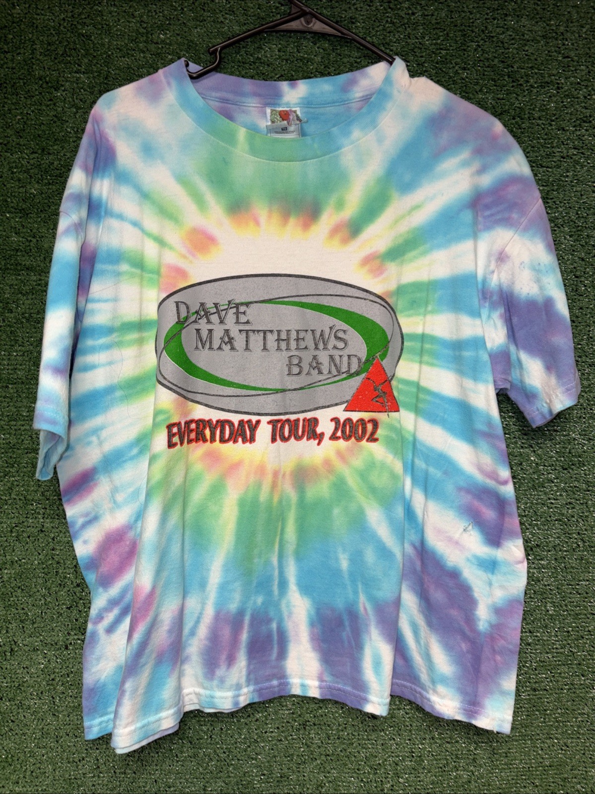 Dave Matthews Band Vintage 2002 Tour Tie Dye Shirt XL DMB Grateful Dead Phish