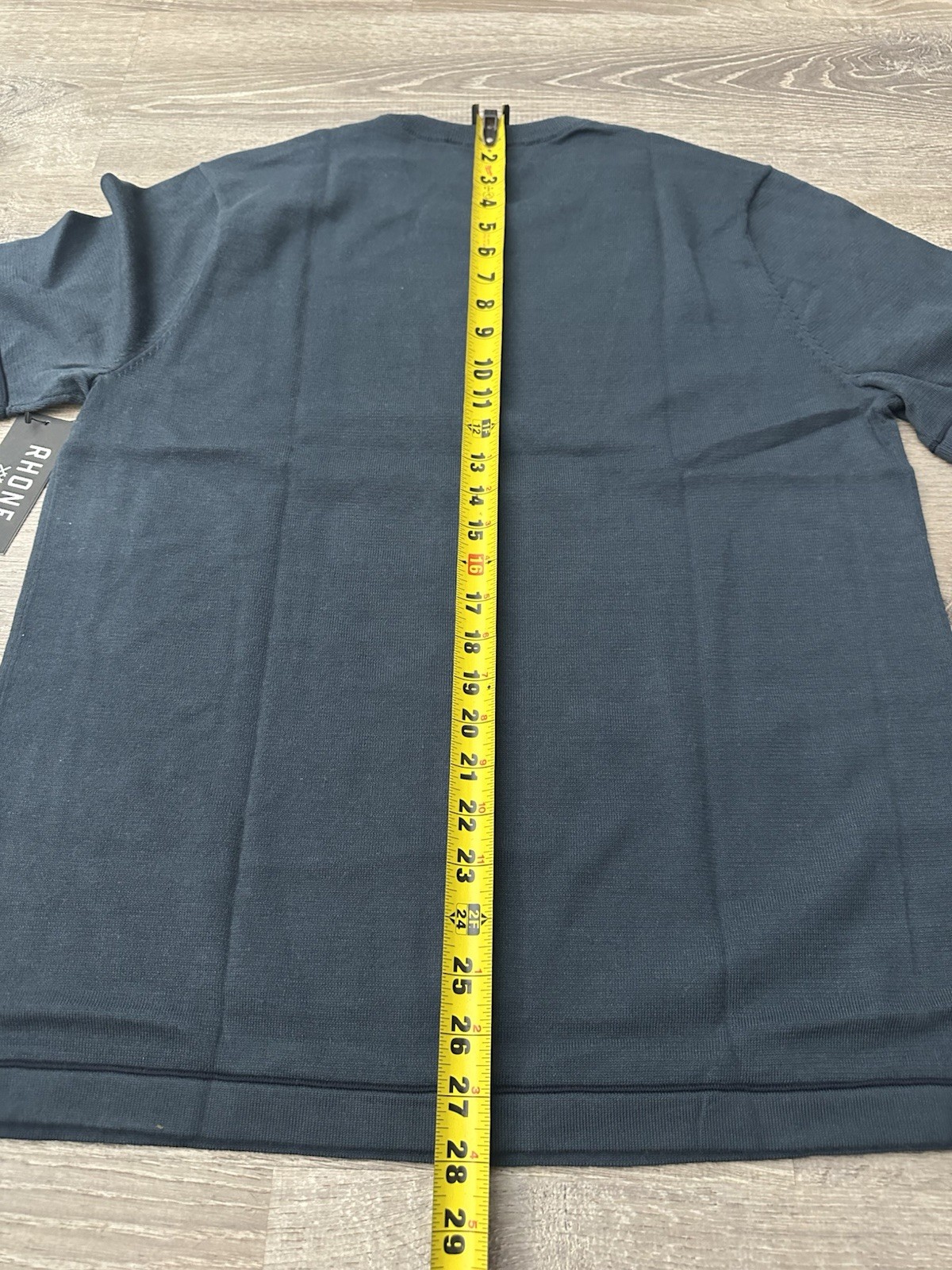 Rhone Compass Knit Tee Men’s Large Deep Sea Blue/ True Navy gallery