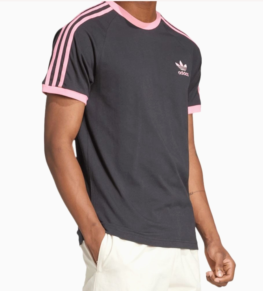NEW MENS ADIDAS ORIGINALS 3-STRIPES CALIFORNIA TREFOIL SHIRT ~SIZE 2XL KA56 PINK gallery