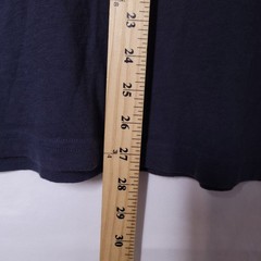 Faherty Henley Shirt Mens Medium Navy Short Sleeve