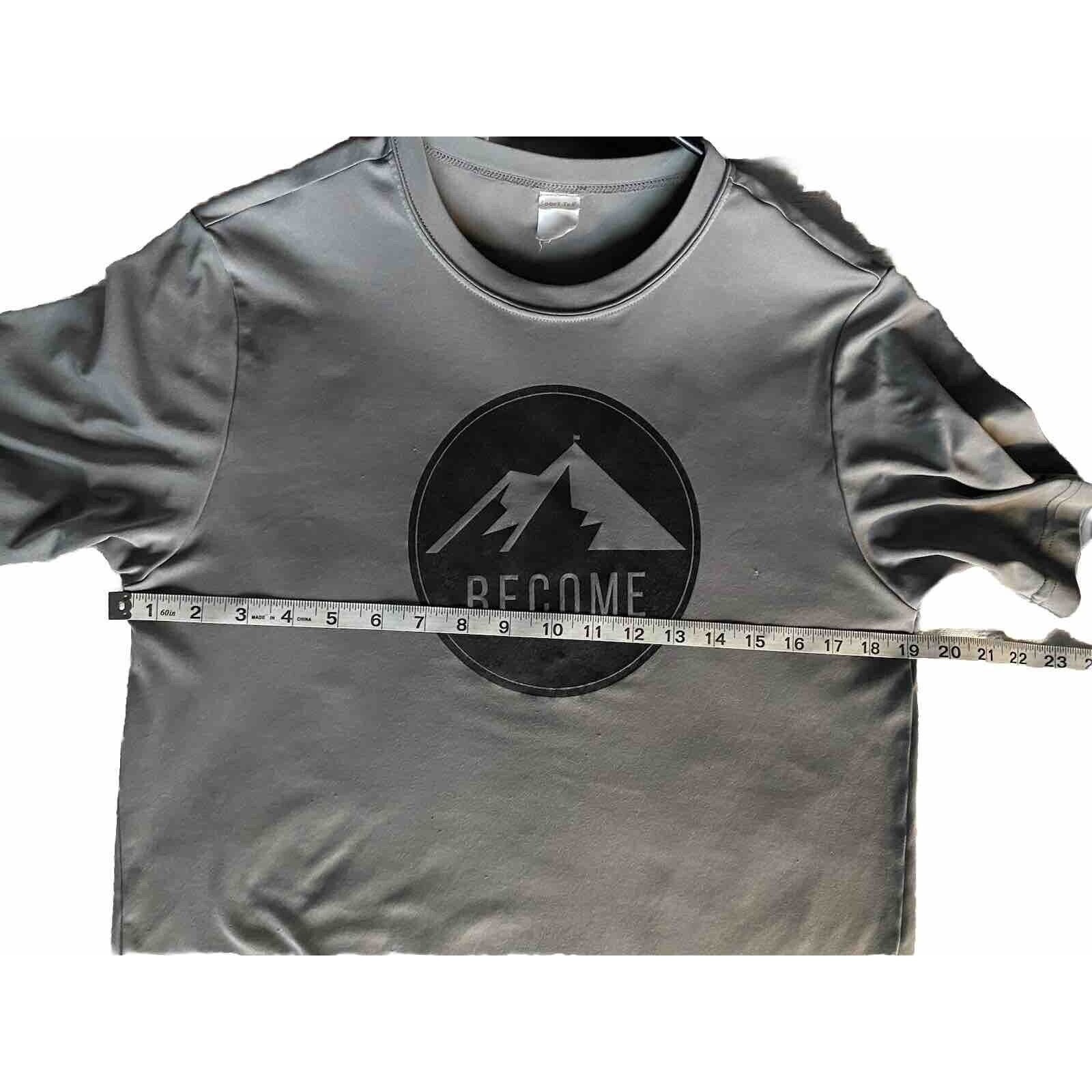 Sport Tek Men’s ST 350 Posicharge Competitor Tee Gray sz. S BECOME Graphic Comfy gallery