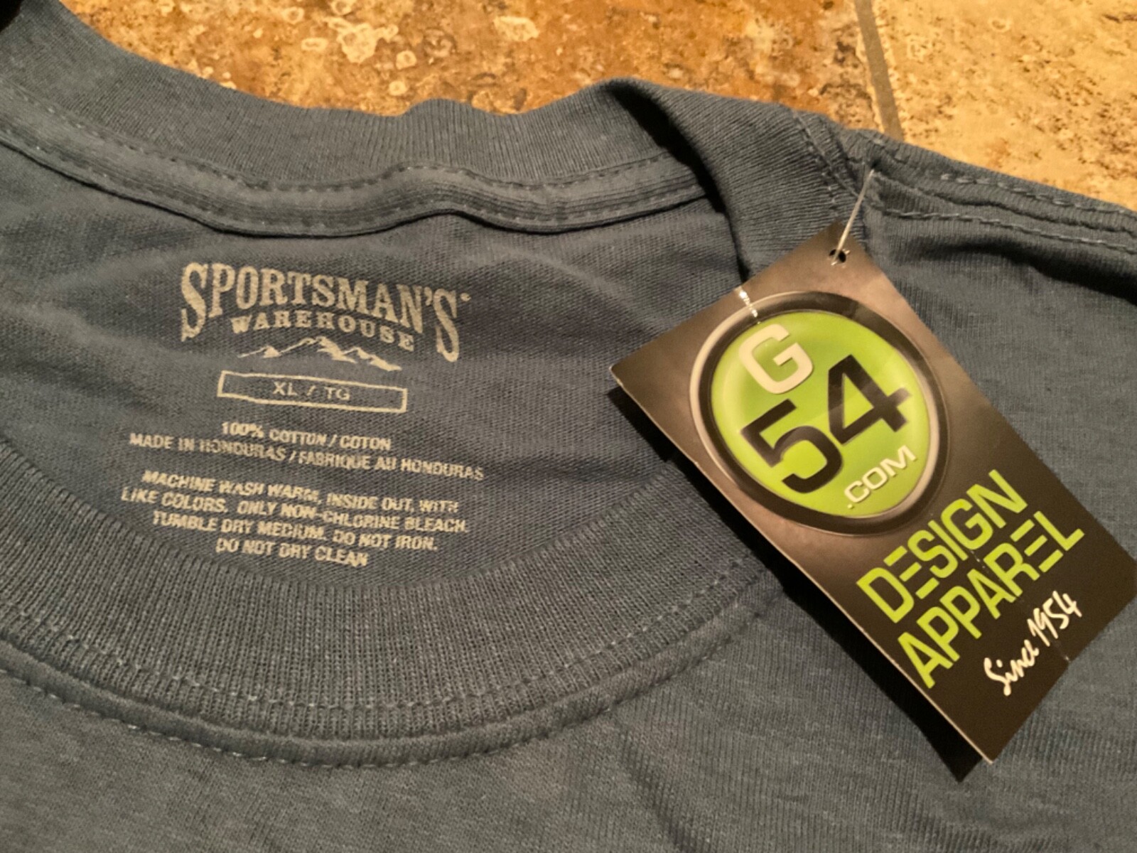 SPORTSMAN'S WAREHOUSE ELK GRAPHIC T-SHIRT ( MENS XL ) BLUE NWT gallery