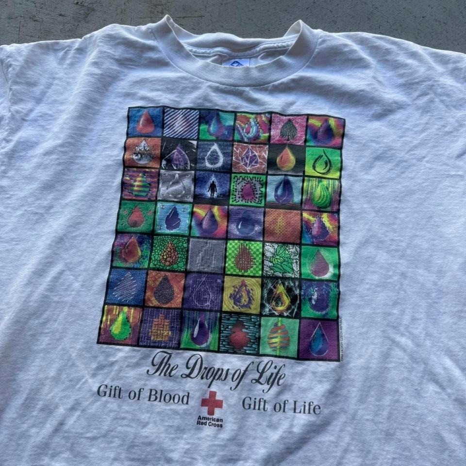 Vintage 90s The Drops Of Life Art Array Medical Technology Shirt Promo gallery