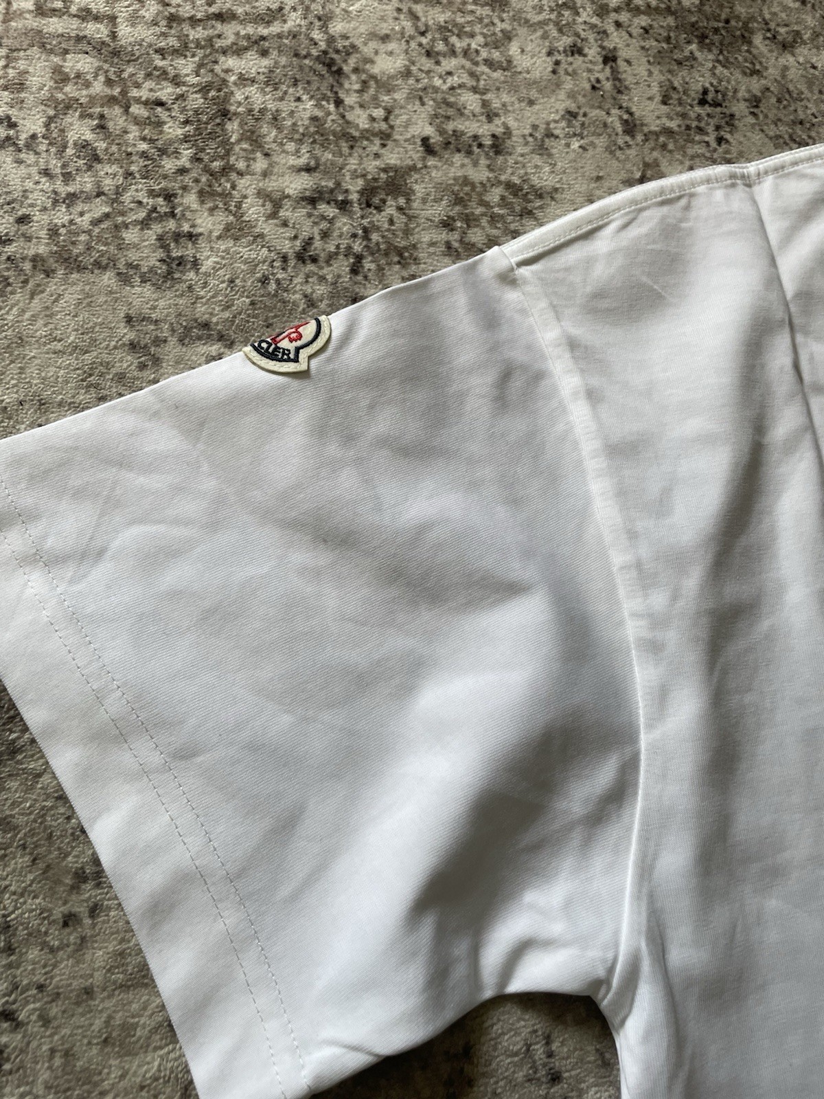 Men’s Fashion Designer T shirt size L white gallery
