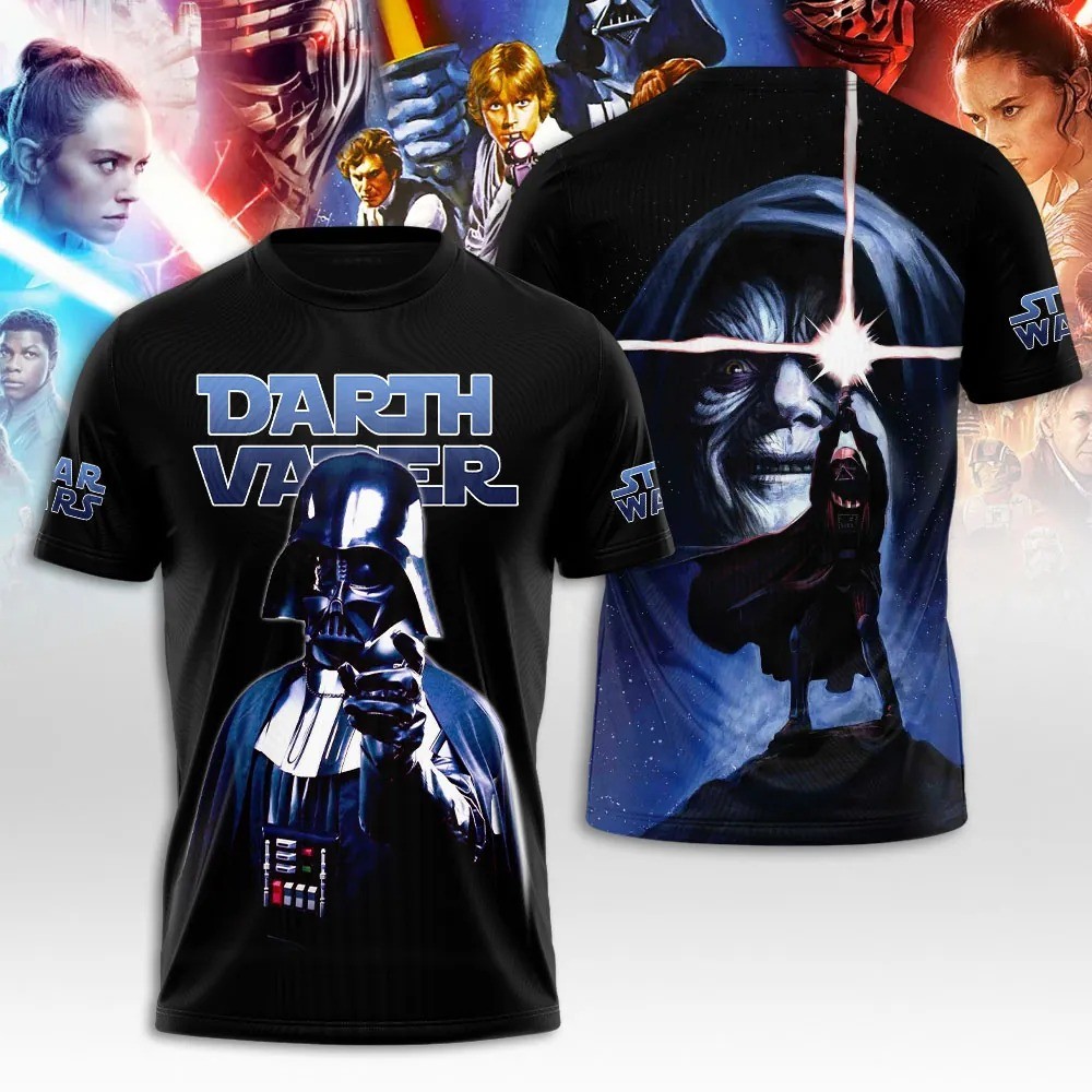 NEW Star Wars Darth Vader T-shirt All Over Print Size XS-6XL 3D Apparel gallery