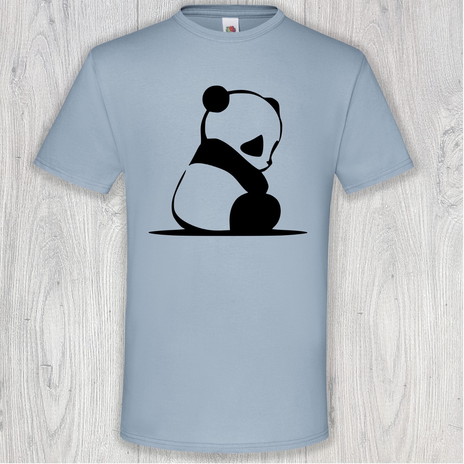 Cuddly Panda Cartoon Style Hand Printed T-Shirt Gift Size S - 3XL gallery