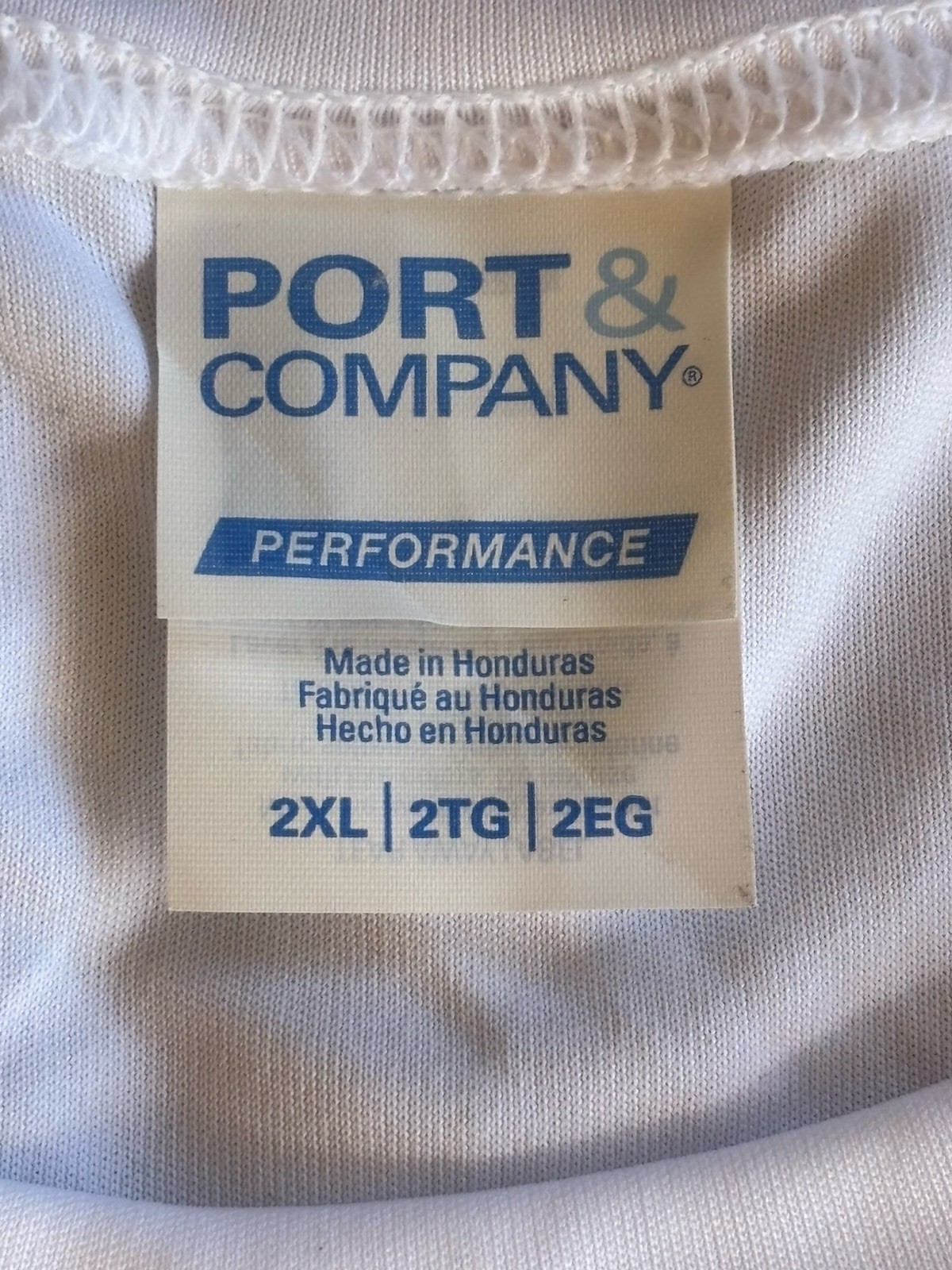Port & Company Mens Pac-12 Conference Performance T-Shirt Poly White 2XL - NWOT! gallery
