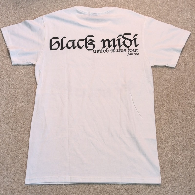 Black Midi Jesus Loves BM Hellfire 2022 US Tour Shirt Size Small Prog Greep gallery