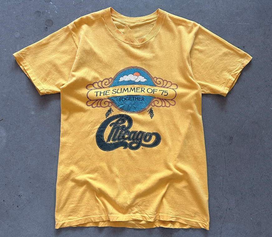 Chicago Band Summer Tour 1975 Gift For Fan S to 5XL T-shirt
