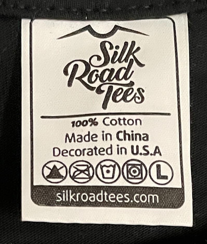 New SILK ROAD TEES Love Beer Burger Fries black tee T-Shirt Men Size Large gallery